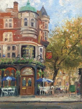 Thomas Kinkade Painting - Café Bloomsbury Thomas Kinkade
